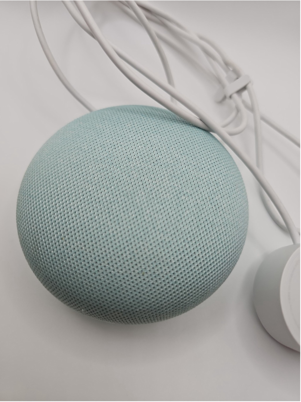 Google Home HOA Mini Smart Bluetooth Speaker With Power Adapter Tested & Working - Picture 2 of 7